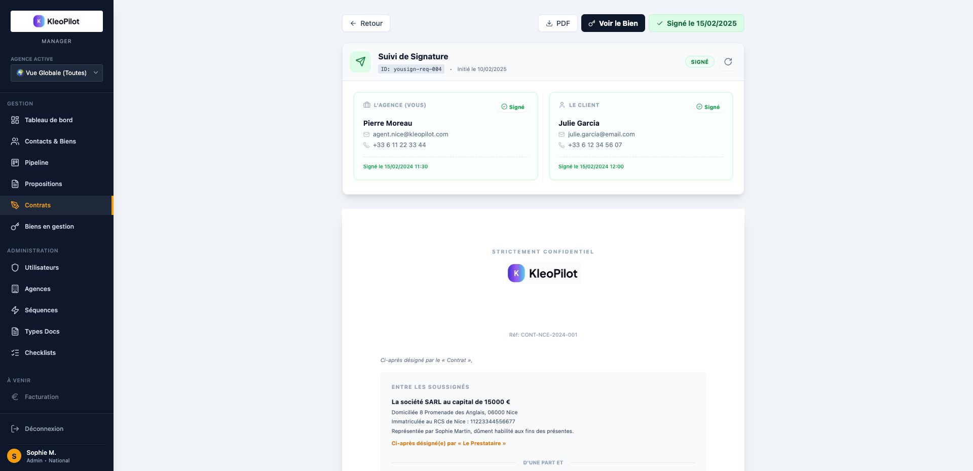 Contrats & signature électronique - Signature